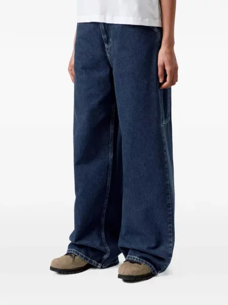 Pantaloni Carhartt Wip albastru
