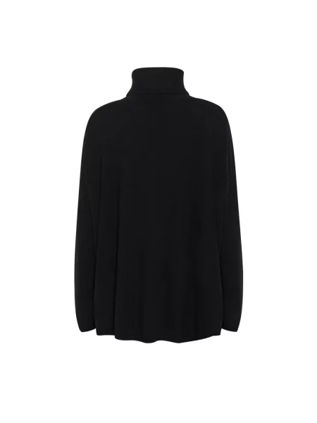 Sweter Part Two wełniany czarny