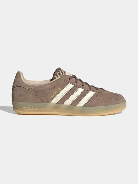Adidas Originals Gazelle Indoor sneakers pentru femei din piele întoarsă maro