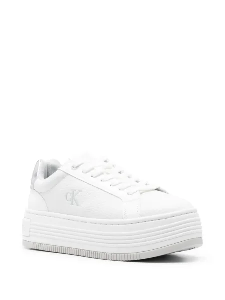 Sneakerși Calvin Klein Jeans alb