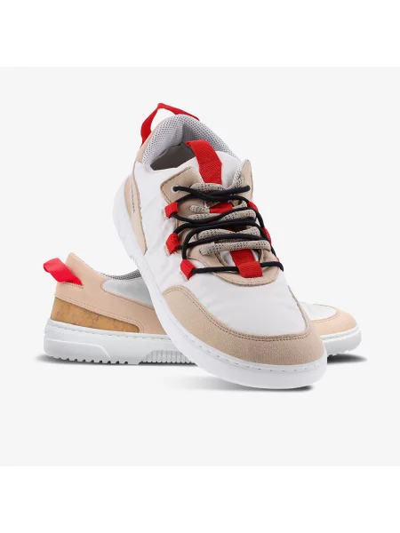 Boty Barebarics Revive Beige & White 47 bílé