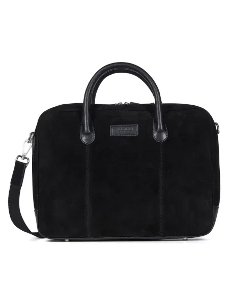 Torba na laptopa Howard London zamszowa czarna