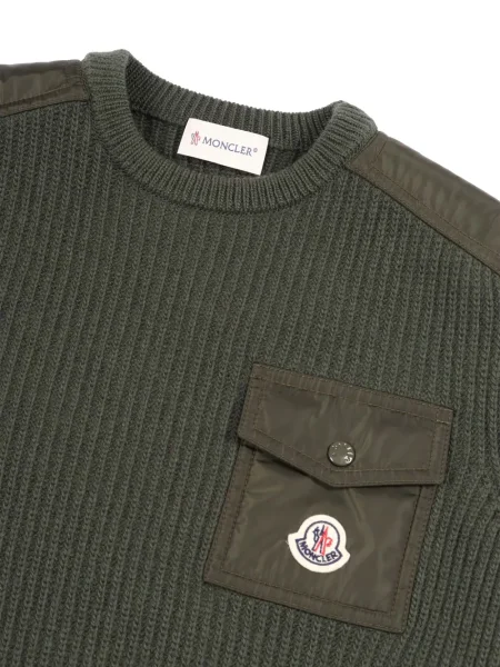 Sweter dziecięcy Moncler Enfant zielony