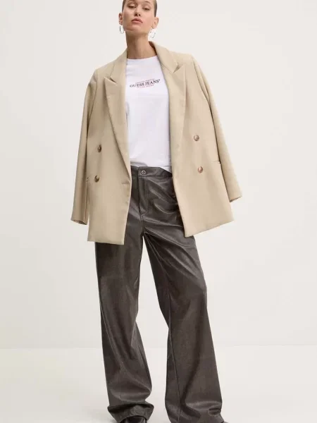 Koszulka Guess Jeans klasyczna biała