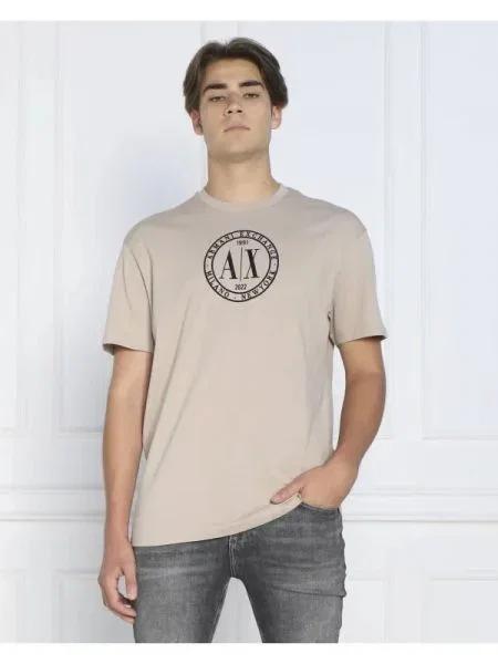 Armani Exchange Tricou | Comfort fit bej