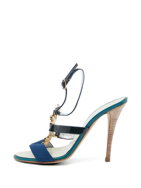 Sandale Giuseppe Zanotti slingback albastru