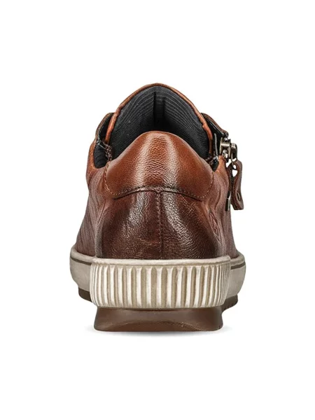 Sneakersy Remonte skórzane brązowe