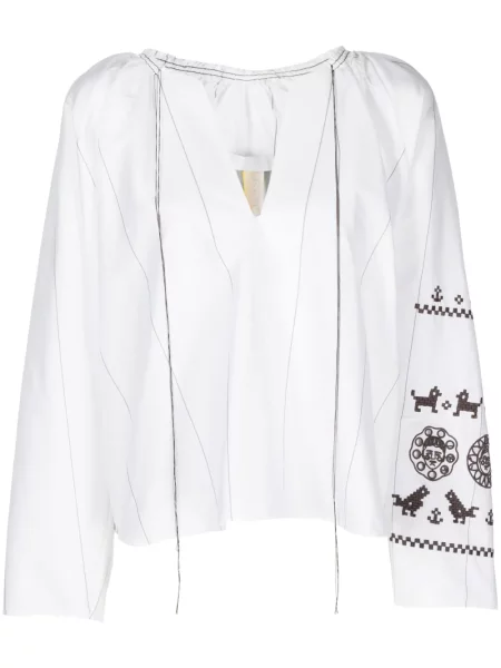 Haftowana bluzka Litkovskaya biała