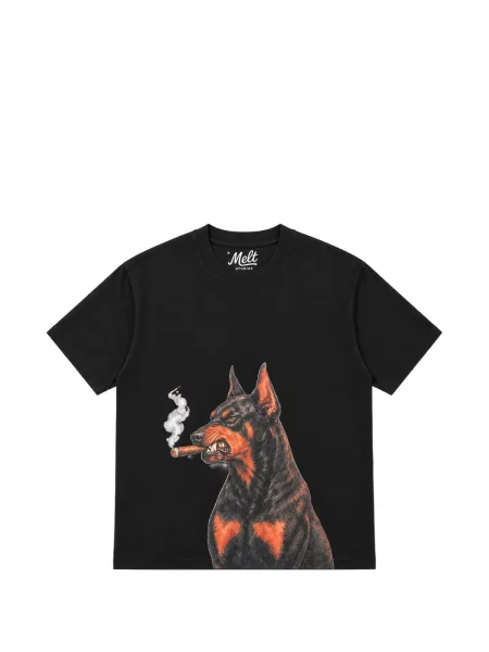 Tricou Melt cu imagine negru