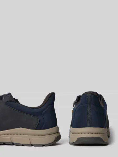 Sneakersy z detalem z logo model ‘Sonic’ Bugatti granatowe
