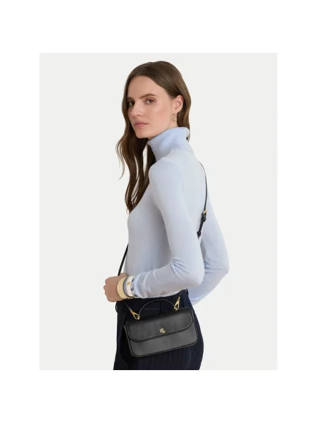 Lauren Ralph Lauren portfel skórzany czarny