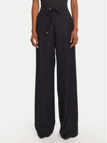 LOLA CASADEMUNT Текстилни панталони Wide Leg тъмносин