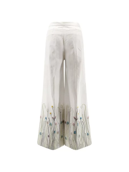 Pantaloni palazzo Philippa 1970 alb