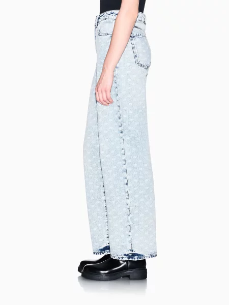 Прямі джинси Armani Exchange блакитний