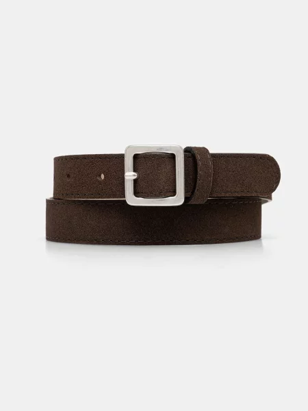 Gianni Chiarini curea pentru femei din piele întoarsă CINTURE DONNA CAMOSCIO maro