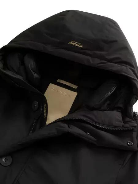 Geacă Woolrich cu glugă negru