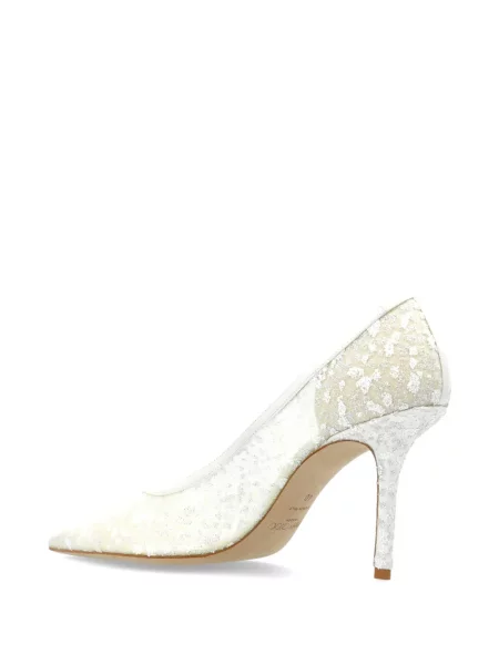 Pantofi cu toc Jimmy Choo alb
