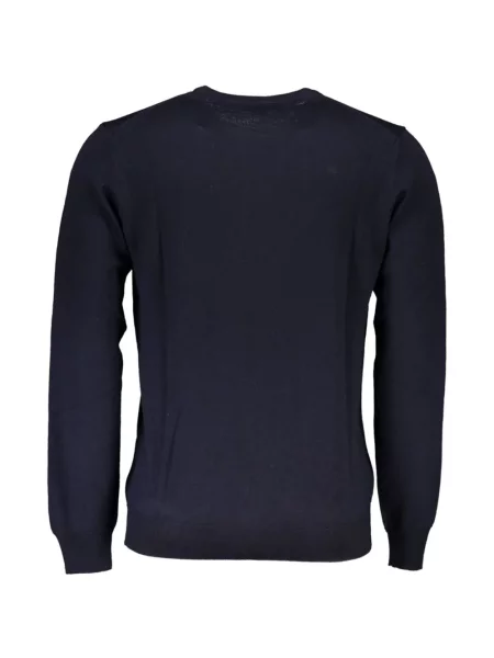 Pulover North Sails cu decolteu rotund albastru