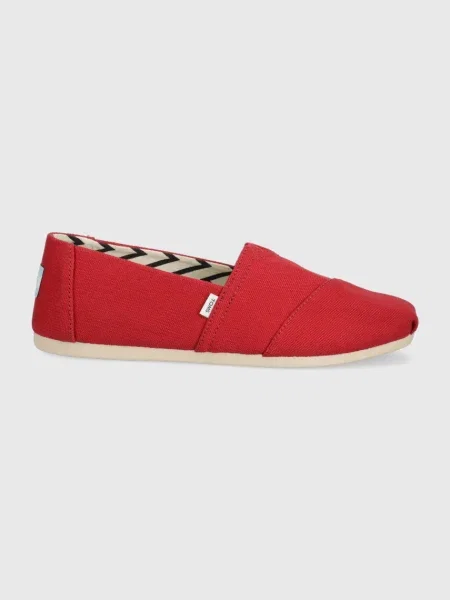 Espadrile Toms Alpargata rdeča