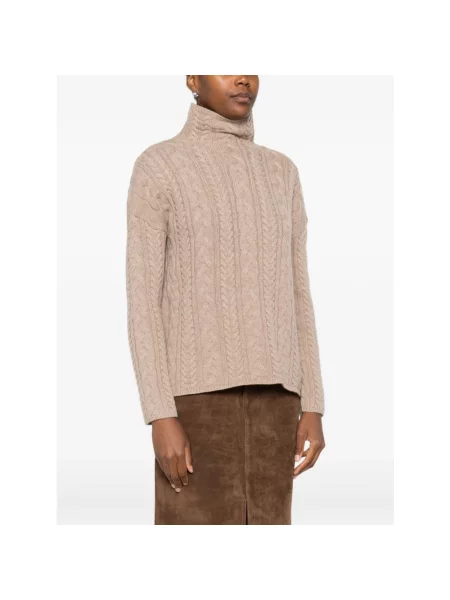 Sweter Max Mara wełniany beżowy