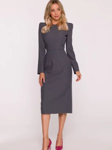 Rochie midi Stylove gri