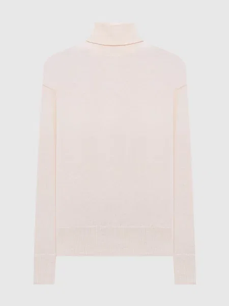 Светр з вовни шовку та кашеміру з ланцюжком моніль Peserico бежевий