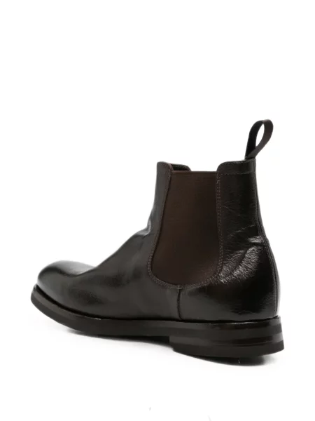 Botine chelsea Green George din piele verde