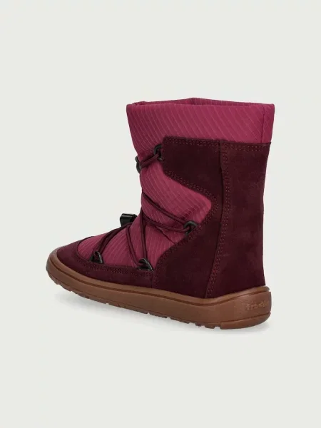 Froddo gyerek bőr téli cipő BAREFOOT TEX TRACK WOOL rózsaszín