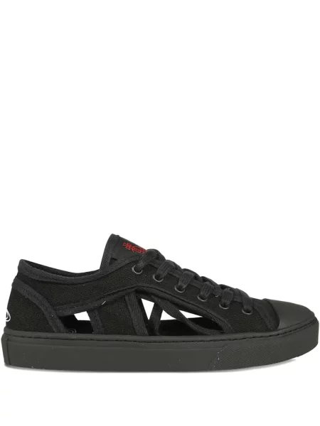 Sneakerși Vivienne Westwood din canvas negru