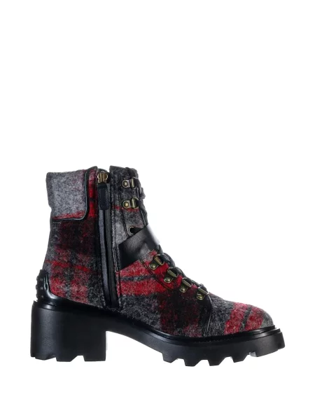 Botine Tod's în carouri gri