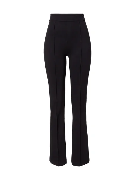 HUGO Palazzo hlače Nalvasi Wide Leg crna