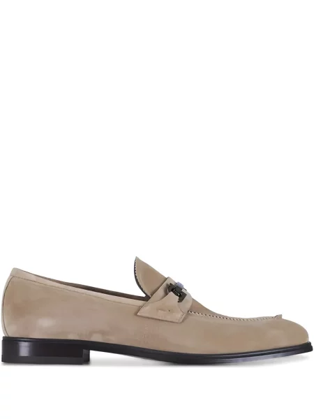 Pantofi loafer Ferragamo din piele de căprioară