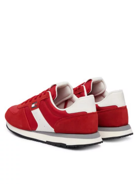 Tommy Jeans Laisvalaikio batai Tjm Eva Runner Mix Material raudona