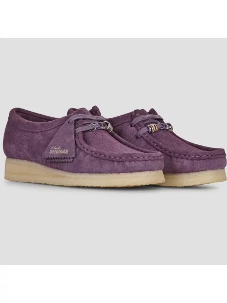 Pantofi Clarks Originals violet