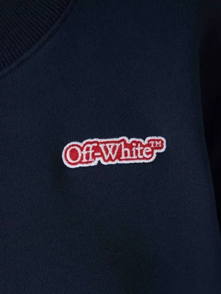 Hanorac Off-white cu imagine alb