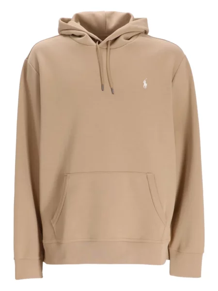 Ленена риза Polo Ralph Lauren бродирана на райета бяло