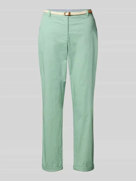 Chinosy o kroju casual fit z dodatkiem bawełny Christian Berg Woman