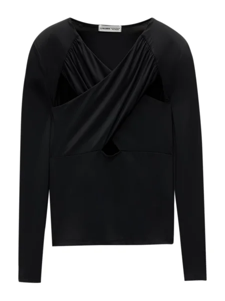 Pull&Bear Tričko černá