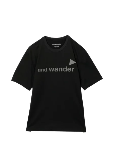 Tricou And Wander cu autograf negru