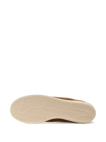 Ριγέ sneakers Adidas New York σουέντ ροζ
