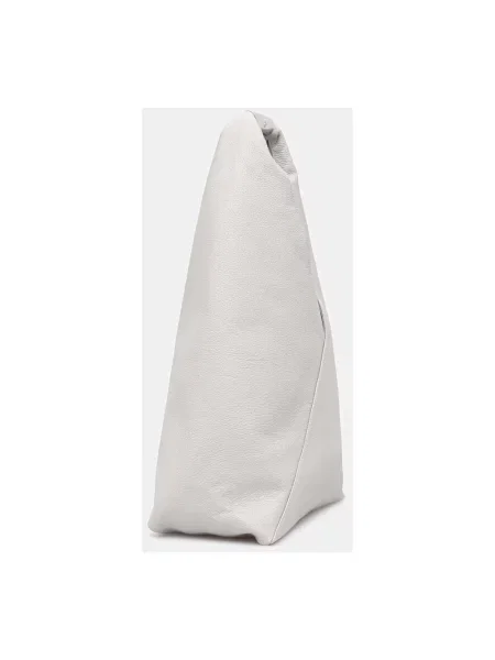 Maison Margiela torebka skórzana szara