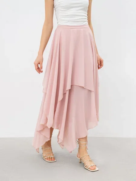 Спідниця міді Romashka Ревері рожевий