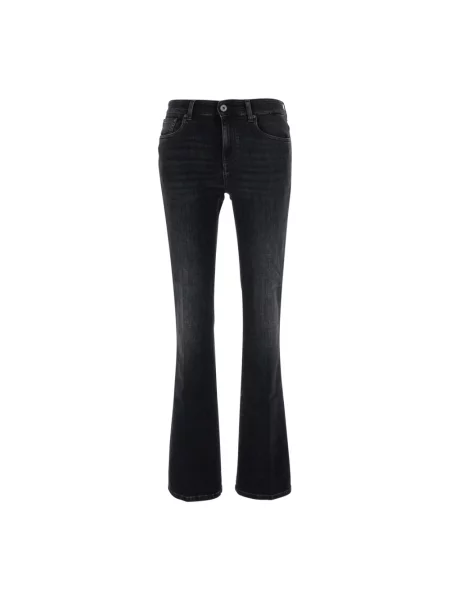 Jeansy Ag Jeans z wysoką talią szare