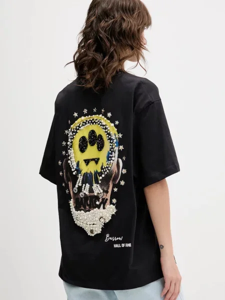 Футболка Barrow з принтом чорний