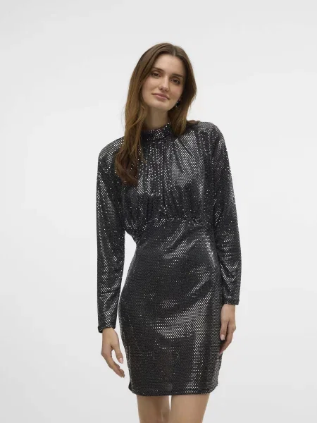 Сукня міні Vero Moda перероблений сірий