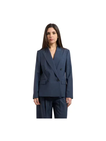 Marynarka Hugo wełniana niebieska