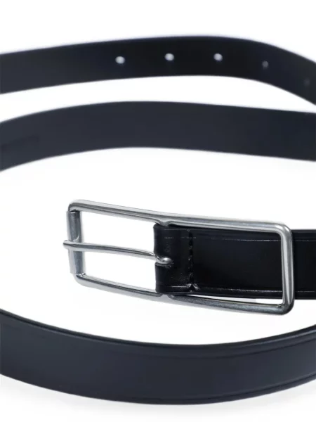 Cu centură curea Ann Demeulemeester din piele cu cataramă negru