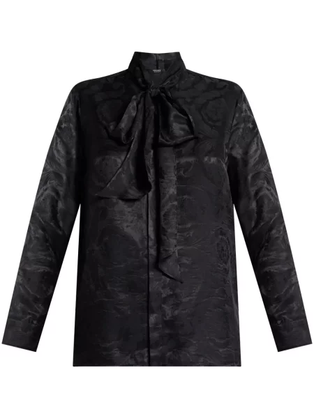 Cămașă Versace cu funde negru