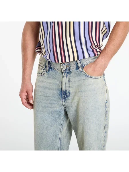 Панталони Guess Originals Baggy Pant Washed Blue 30 синьо