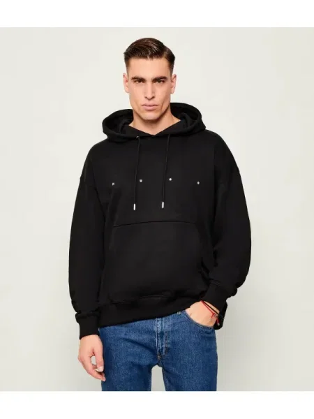 HUGO Hanorac Doland | Oversize fit negru